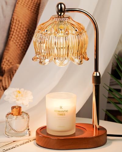 Modern Candle Warmer Lamp with Timer, Dimmable Candle Lamp Warmer, Men Women Christmas Birthday Gifts, Black Candle Warmer, Adjustable Candle Light Warmer, Cozy Living Room Bedroom Home Decor - Homesidy.com
