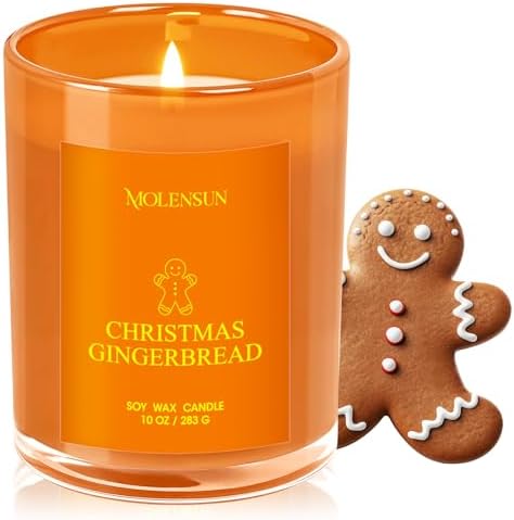 Balsam Cedar Candle, 10oz Soy Scented Candle for Home, Christmas Birthday & Holiday Gifts for Women & Men, Long Lasting 50 Hour Clean Non - Toxic Burn, Elegant Winter & Christmas Festive Home Decor - Homesidy.com