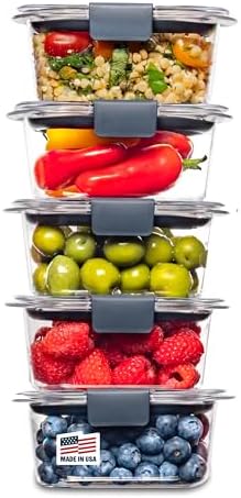 Rubbermaid Brilliance BPA - Free Airtight Food Storage Containers, 24 - Piece Set, Easy for Meal Prep, Lunch & Leftovers - Homesidy.com