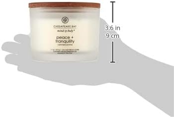 Chesapeake Bay Candle Mind &amp; Body 3 - Wick Coffee Table Jar Candle, Nourish Renew (Coconut &amp; Sandalwood) - Homesidy.com
