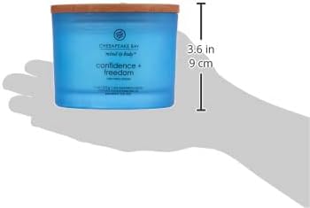 Chesapeake Bay Candle Mind &amp; Body 3 - Wick Coffee Table Jar Candle, Nourish Renew (Coconut &amp; Sandalwood) - Homesidy.com