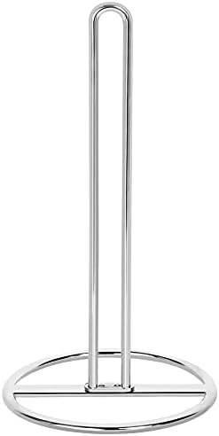 Paper Towel Holder Countertop, OBODING, Kitchen Paper Towel Stand Holder for Kitchen Organization and Storage, Paper Towel Holders for Standard and Large Size Rolls (Black) - Homesidy.com