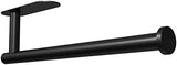 DEKAVA Paper Towel Holder Under Cabinet Wall Mount for Kitchen Towel, Self - Adhesive Bar, Rack, SUS304 Stainless Steel 13 inch (BlackA, 1) - Homesidy.com
