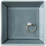Mecaikru Ceramic Trinket Dish, Ring Tray, Decorative Jewelry Dish for Earrings Necklaces Watch Keys, for Women, White Green - Homesidy.com
