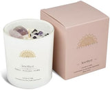 ava concept - Soy Candles with Crystals - Aromatherapy Scented Candle for Women - Lavender Vanilla Gift Set - Small Wax Melts - 3 Pack 3.5oz - Homesidy.com