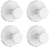 Bntuk Suction Cup Hooks for Shower, Removable Towel Hooks for Bathroom Window Glass Door Wall, Bath Robe Looafh Wreath Hook for Hanging - 2 Pack, Black - Homesidy.com