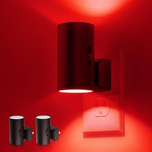 L LOHAS LED Night Light Plug in, Modern Night Lights Plug into Wall, Dusk to Dawn Sensor, Soft White 3000K, 0 - 100LM Adjustable Brightness, Dimmable Night Lights for Hallway Bedroom Stairway, 2 Pack - Homesidy.com