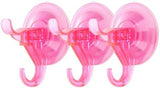 Antimbee 3 Pack Suction Cup Hooks, Clear Suction Cup Hanger, Removable Small Suction Cups for Shower, Bathroom, Glass, Door, Windows, Kitchen - Max Hanging up to 11 lbs on Smooth Surface - Homesidy.com