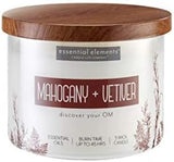 Candle - lite Essential Elements Scented Candles, Eucalyptus &amp; Mint Leaf, 14.75 oz Jar, Proudly Poured in The USA, Aromatherapy, 3 - Wick with 45 Hours Burn Time, Perfect for Creating a Relaxing Ambiance - Homesidy.com