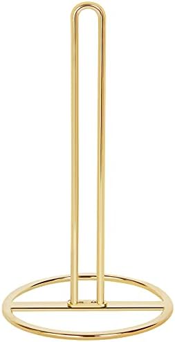 Paper Towel Holder Countertop, OBODING, Kitchen Paper Towel Stand Holder for Kitchen Organization and Storage, Paper Towel Holders for Standard and Large Size Rolls (Black) - Homesidy.com