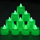 KOABY 25/50/100 Pack Flameless Votive Candles, Last 8H , Warm Yellow Light, No Timer or Flickering - Homesidy.com