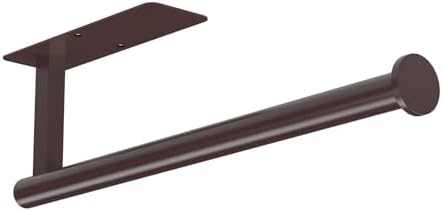 ASTOFLI Paper Towel Holder Under Cabinet No Drilling, Self Adhesive Paper Towel Holder Wall Mount for Kitchen Rack, Under Counter Napin Holder No Drill, 304 Stainless Steel Matte Black - Homesidy.com