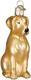 Old World Christmas Black Labrador Dog Collection Glass Blown Ornaments for Christmas Tree 3.75 x 1.5 - Homesidy.com