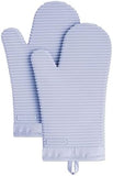 KITCHENAID Ribbed Soft Silicone Oven Mitt 2 - Pack Set, 7.5&34;x13&34;, Milkshake - Homesidy.com