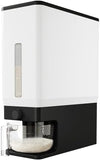 Lifewit Rice Dispenser 25 Lbs(11.3kg), Rice Storage Container Sealed Moisture Proof with Measuring Cup for Kitchen Pantry Household, BPA - Free, 1 Pack - Homesidy.com