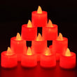 KOABY 25/50/100 Pack Flameless Votive Candles, Last 8H , Warm Yellow Light, No Timer or Flickering - Homesidy.com