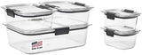 Rubbermaid Brilliance BPA - Free Airtight Food Storage Containers, 24 - Piece Set, Easy for Meal Prep, Lunch &amp; Leftovers - Homesidy.com