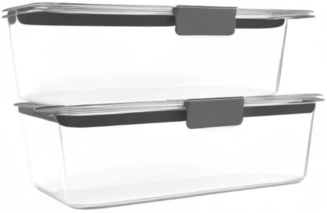 Rubbermaid Brilliance BPA - Free Airtight Food Storage Containers, 24 - Piece Set, Easy for Meal Prep, Lunch &amp; Leftovers - Homesidy.com