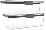 Rubbermaid Brilliance BPA - Free Airtight Food Storage Containers, 24 - Piece Set, Easy for Meal Prep, Lunch &amp; Leftovers - Homesidy.com