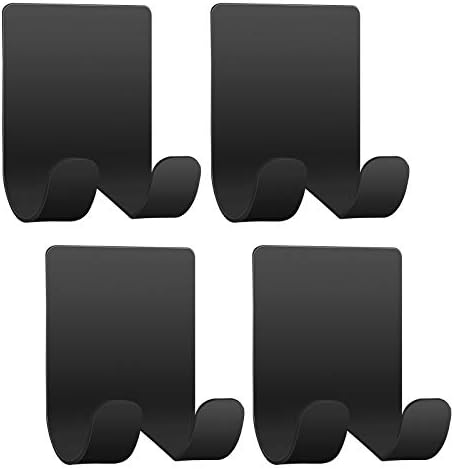 Razor Holder Shaver Hook Hanger Stand(2 Pack)Self Adhesive Stainless Steel Heavy Duty Utility Storage Hook,Shower Hook for Razor,Bathroom Kitchen Organizer for Plug Robe Towel Loofah Bathrobe Coat - Homesidy.com