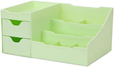 Uncluttered Designs Large Black Vanity Organizer - Countertop Mens Organizer With Drawers for Cologne, Deodorant, Beard, Shaving Lotion, Perfume &amp; Skincare - Perfect for Bathroom &amp; Bedroom Storage - Homesidy.com