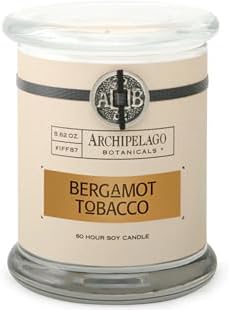 Archipelago Botanicals Scented Candle Hand - Poured Premium Wax, Burns Approx. 60 Hours, Pineapple Ginger, Soy Candle in Glass Jar, 4.5 Inch, 8.6 oz - Homesidy.com