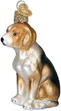 Old World Christmas Black Labrador Dog Collection Glass Blown Ornaments for Christmas Tree 3.75 x 1.5 - Homesidy.com