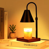 Modern Candle Warmer Lamp with Timer, Dimmable Candle Lamp Warmer, Men Women Christmas Birthday Gifts, Black Candle Warmer, Adjustable Candle Light Warmer, Cozy Living Room Bedroom Home Decor - Homesidy.com