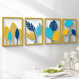 Glamativity 4 Pack Gold Wall Art Decor, Minimalist Single Line Real Metal Wall Art, Womans Body Shape Abstract Wall Art (Gold Classic Style, 17 x 11.8) - Homesidy.com