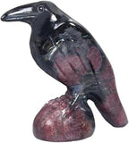 QLRSUXN Natural Black Obsidian Raven Figurines,2 Inch Healing Crystal Animal Statues,Lucky Guardian Pocket Crow Figurines as Women’s Gifts,Raven Statues for Office Home Decor and Ornament. - Homesidy.com