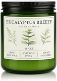 Eucalyptus &amp; Mint Candles for Home Scented, 20 Hours Burn Soy Candle Gift for Women Stress Relief, Meditation, Yoga, Relaxing, Natural Soy Wax for Men and Women, 4oz - Homesidy.com