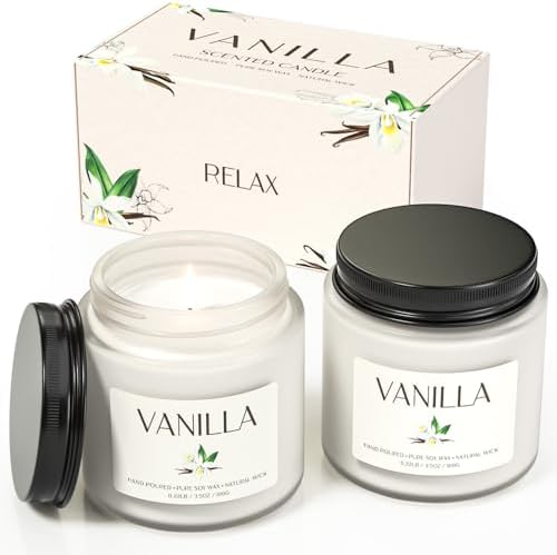 Waxcanpy Scented Candle Gift Set, Soy Candles for Women, Sleep Candles for Home Scented, 2 Pack Aromatherapy Candle for Relaxing, Sleep, Stress Relief &amp; Home Decor - Homesidy.com