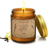 Candles for Home Scented, 16oz Large Soy Wax Lavender Scented Candle, 100 Hour Burn Time, Aromatherapy Candle, Ideal for Christmas, Anniversary, Birthday Gift - Homesidy.com
