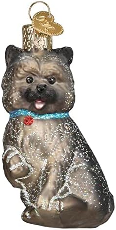 Old World Christmas Black Labrador Dog Collection Glass Blown Ornaments for Christmas Tree 3.75 x 1.5 - Homesidy.com