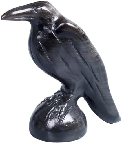 QLRSUXN Natural Black Obsidian Raven Figurines,2 Inch Healing Crystal Animal Statues,Lucky Guardian Pocket Crow Figurines as Women’s Gifts,Raven Statues for Office Home Decor and Ornament. - Homesidy.com