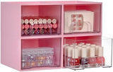 Vtopmart 4 Pack Small Clear Stackable Storage Drawers,Acrylic Bathroom Makeup Organizer,Plastic Storage Bins For Vanity, Undersink, Kitchen Cabinets, Pantry, Home Organization - Homesidy.com