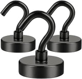 DIYMAG Garage Storage Hooks 6 Pack, 30lbs 2025 Cruise Cabin Ship Essentials N52 Magnetic Hook Heavy Duty Strong Wall Mount Magnets Fridge for Classroom Wall Mount Kitchen Grills Silver - Homesidy.com
