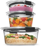 Rubbermaid Brilliance BPA - Free Airtight Food Storage Containers, 24 - Piece Set, Easy for Meal Prep, Lunch &amp; Leftovers - Homesidy.com