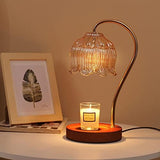 GEEZO Fragrance Candle Warmer Lamp，Electric Candle Warmer with Timer &amp; Dimmer，Mom Christmas Birthday Gifts for Women, House Warming Gifts New Home Bedroom Decor - Homesidy.com