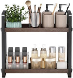HNRLOY Bathroom Counter Organizer,Bathroom Countertop Organizer,Counter Shelf,Countertop Storage,Organization and Storage,Makeup Shelf,Sink Caddy(Brown 3 Tier) - Homesidy.com