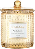 LA JOLIE MUSE Christmas Candle | Ruby Berry Bliss | Mandarin Cranberry &amp; Plum | 10 oz Festive Candle | 55 Hours Clean Burn | Gift for Women &amp; Family - Homesidy.com