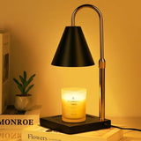 Modern Candle Warmer Lamp with Timer, Dimmable Candle Lamp Warmer, Men Women Christmas Birthday Gifts, Black Candle Warmer, Adjustable Candle Light Warmer, Cozy Living Room Bedroom Home Decor - Homesidy.com
