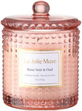 LA JOLIE MUSE Christmas Candle | Ruby Berry Bliss | Mandarin Cranberry &amp; Plum | 10 oz Festive Candle | 55 Hours Clean Burn | Gift for Women &amp; Family - Homesidy.com