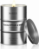 M&amp;SENSE Scented Candle, Tobacco Vanilla Medium Jar Candle Gifts for Men, 70 Hours Slow Burning Natural Soy Candles 11.3oz, Stress Relief Aromatherapy Candles Home Decor, Valentines Day Gifts for Him - Homesidy.com