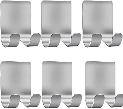Razor Holder Shaver Hook Hanger Stand(2 Pack)Self Adhesive Stainless Steel Heavy Duty Utility Storage Hook,Shower Hook for Razor,Bathroom Kitchen Organizer for Plug Robe Towel Loofah Bathrobe Coat - Homesidy.com