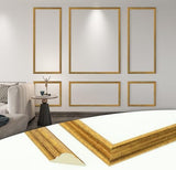 Art3d Pre - Cut Wall Molding Set of 6 pcs, Ready - to - Assemble Wainscoting Panels for Interior Wall Décor Living Room Bedroom Accent Wall - Installed with Glue, 3 Top 3 Bottom - Homesidy.com