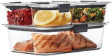 Rubbermaid Brilliance BPA - Free Airtight Food Storage Containers, 24 - Piece Set, Easy for Meal Prep, Lunch &amp; Leftovers - Homesidy.com