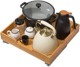 HOLDN’ STORAGE Bamboo Wooden Pull out Cabinet Organizer. 17&34; W x 21&34; D - Requires At Least a 18.25&34; W x 21&34; D.Cabinet Opening. W/Lifetime Limited Warranty. Bamboo Tray and Heavy gauge metal rails. - Homesidy.com