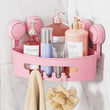 LEVERLOC Shower Caddy Suction Cup, 2 Pack Shower Shelves for Inside Shower with Hooks &amp; Soap Holder, NO - Drilling Bathroom Shower Organizer, Rustproof Meatl Shower Holder Storage, Black - Homesidy.com