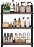HNRLOY Bathroom Counter Organizer,Bathroom Countertop Organizer,Counter Shelf,Countertop Storage,Organization and Storage,Makeup Shelf,Sink Caddy(Brown 3 Tier) - Homesidy.com